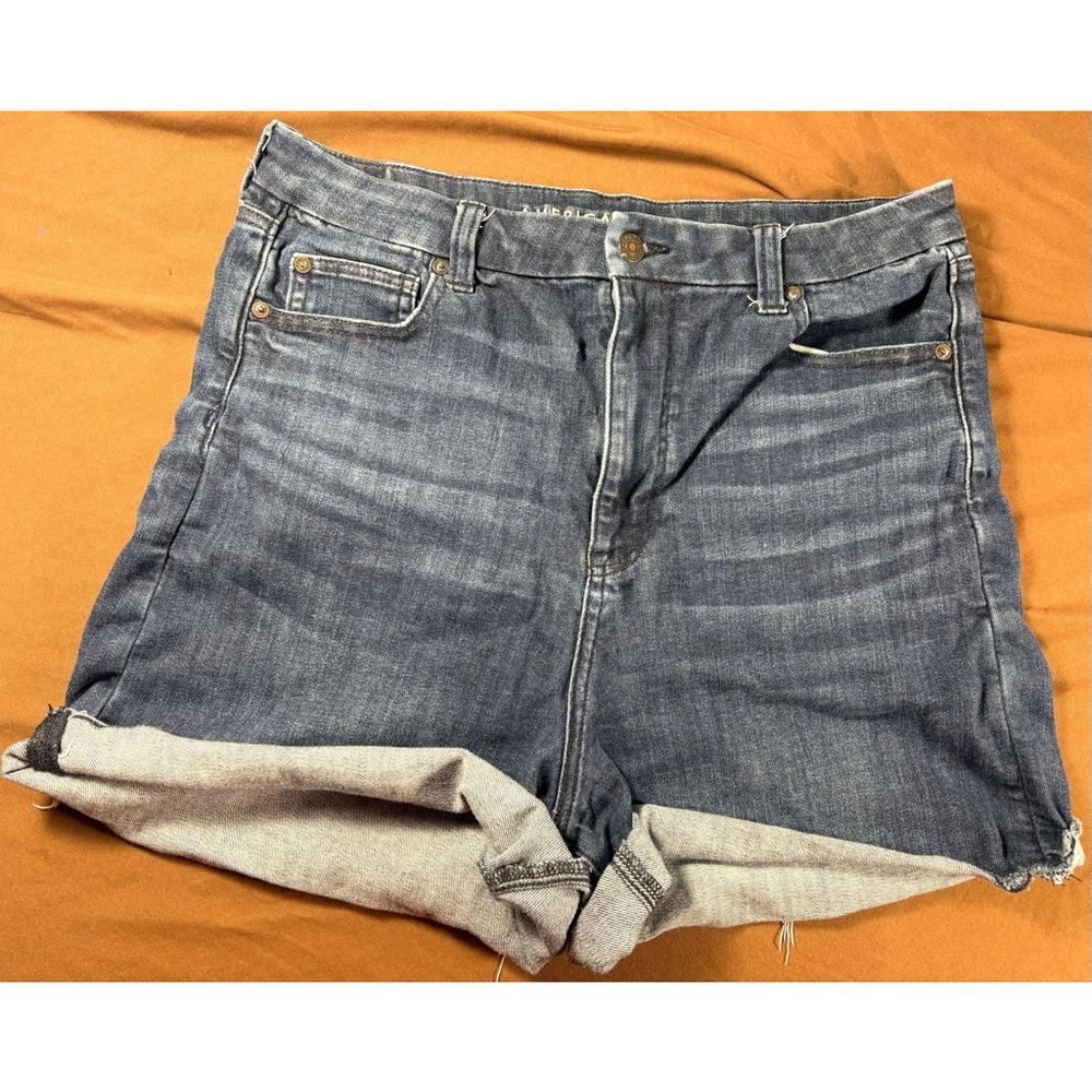 Women's American Eagle Blue Jean Shorts 16 Summer Longer style